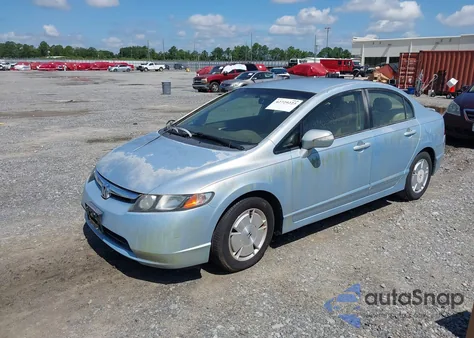 2006 Honda Civic Hybrid from USA, damaged, VIN JHMFA36216S005964